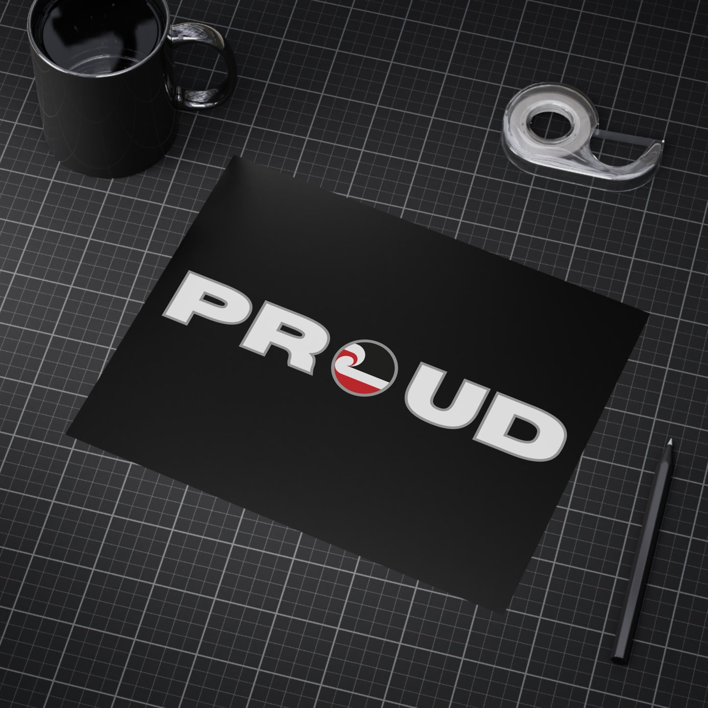 PROUD Unframed Prints - black