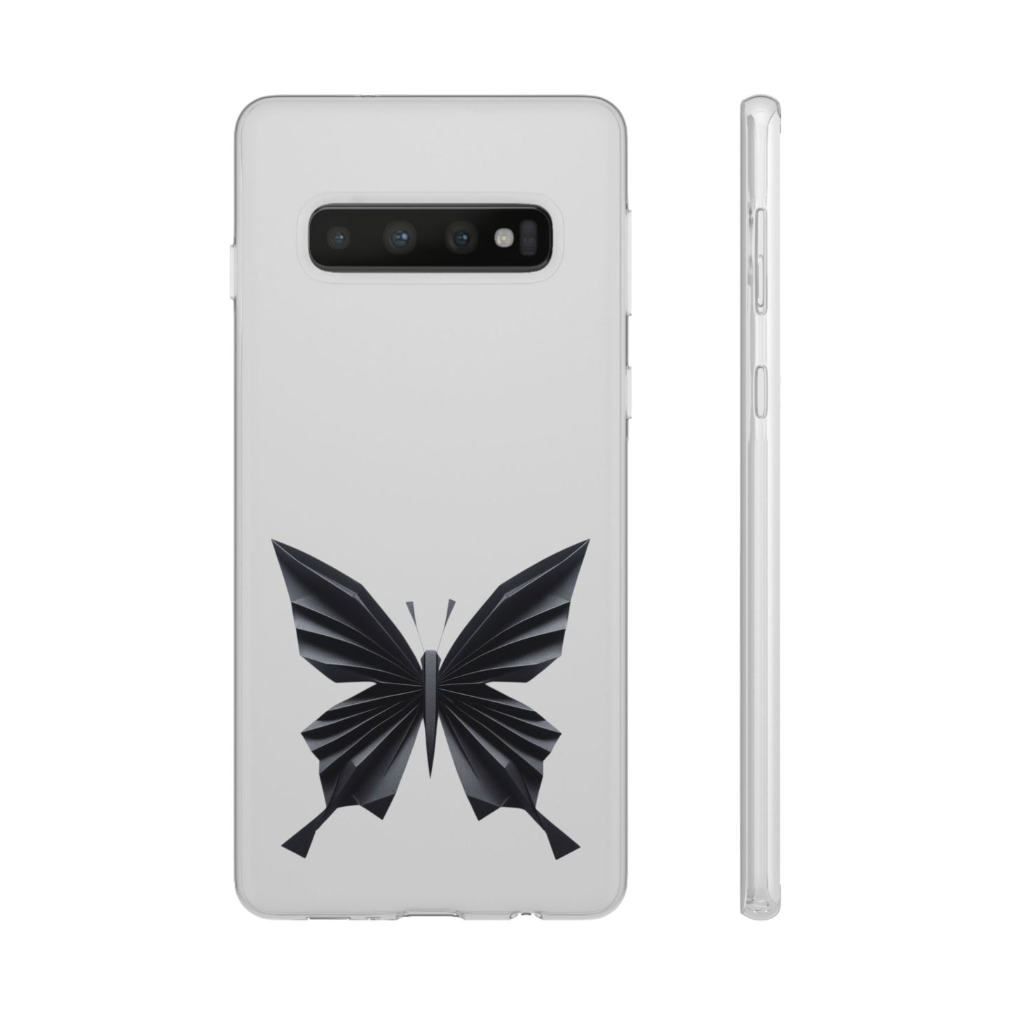 Origami Black Butterfly Flexi Cases