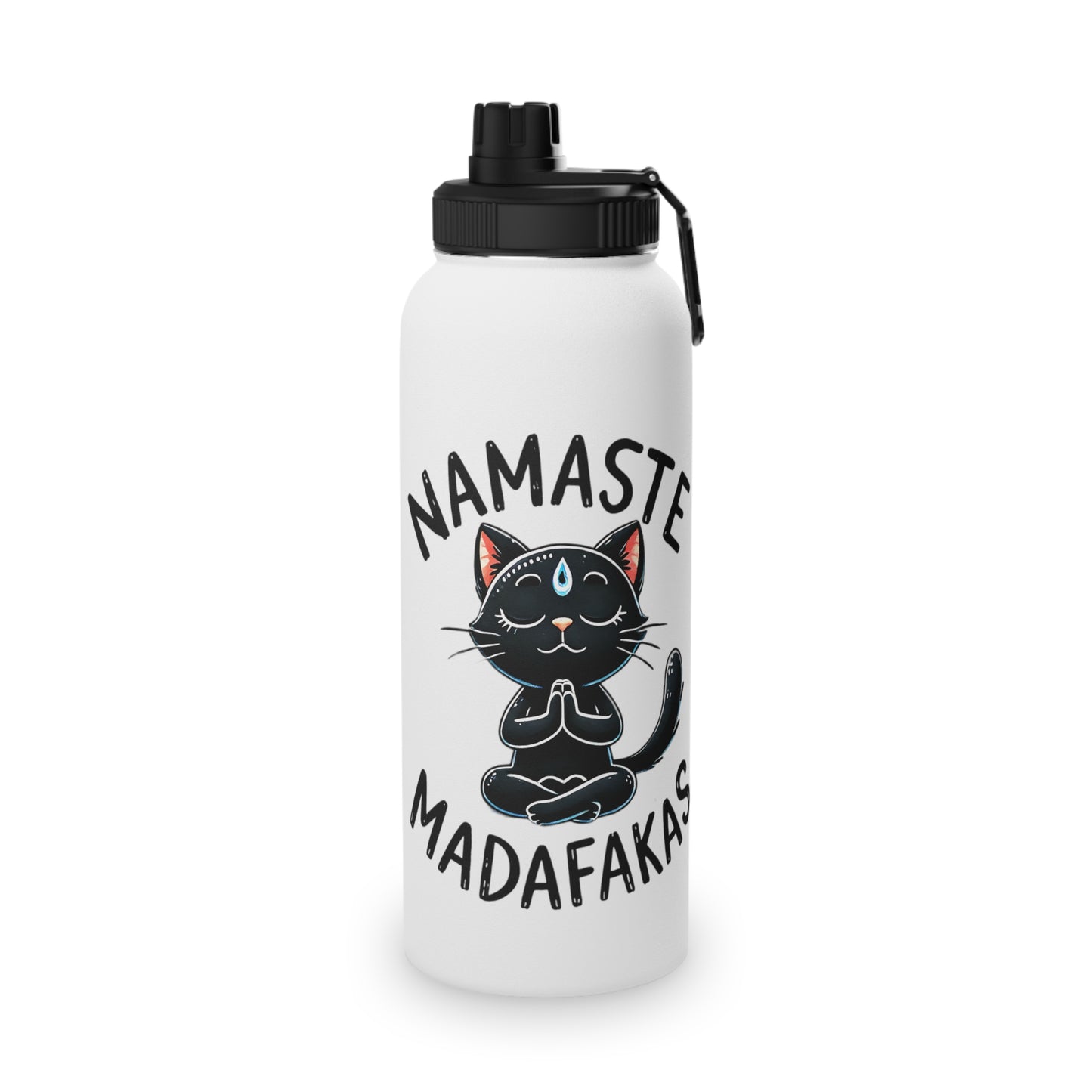 Namaste Madafakas Stainless Steel Water Bottle - # Sizes