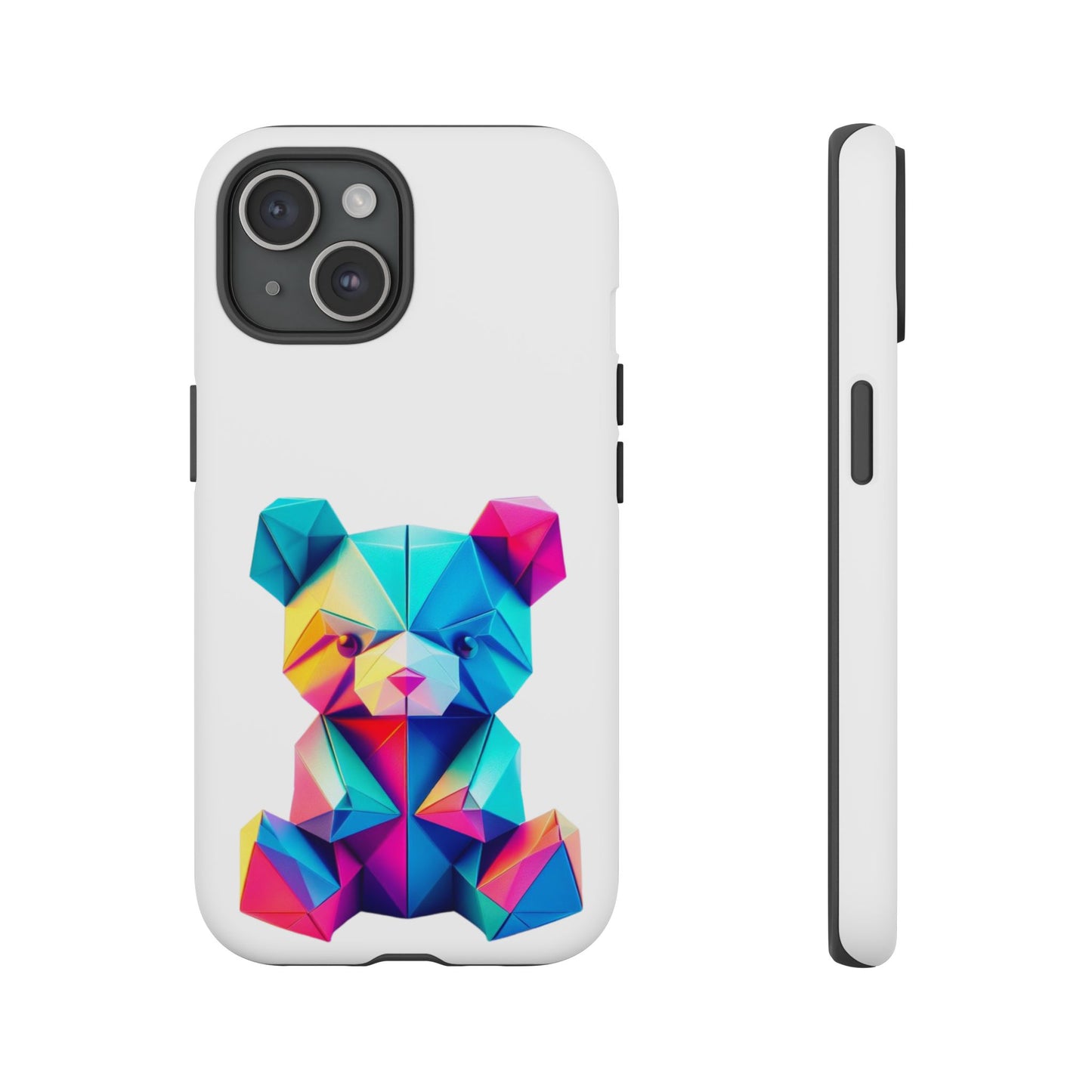 Origami Neon Teddy Tough Cases iPhone/Google/Samsung