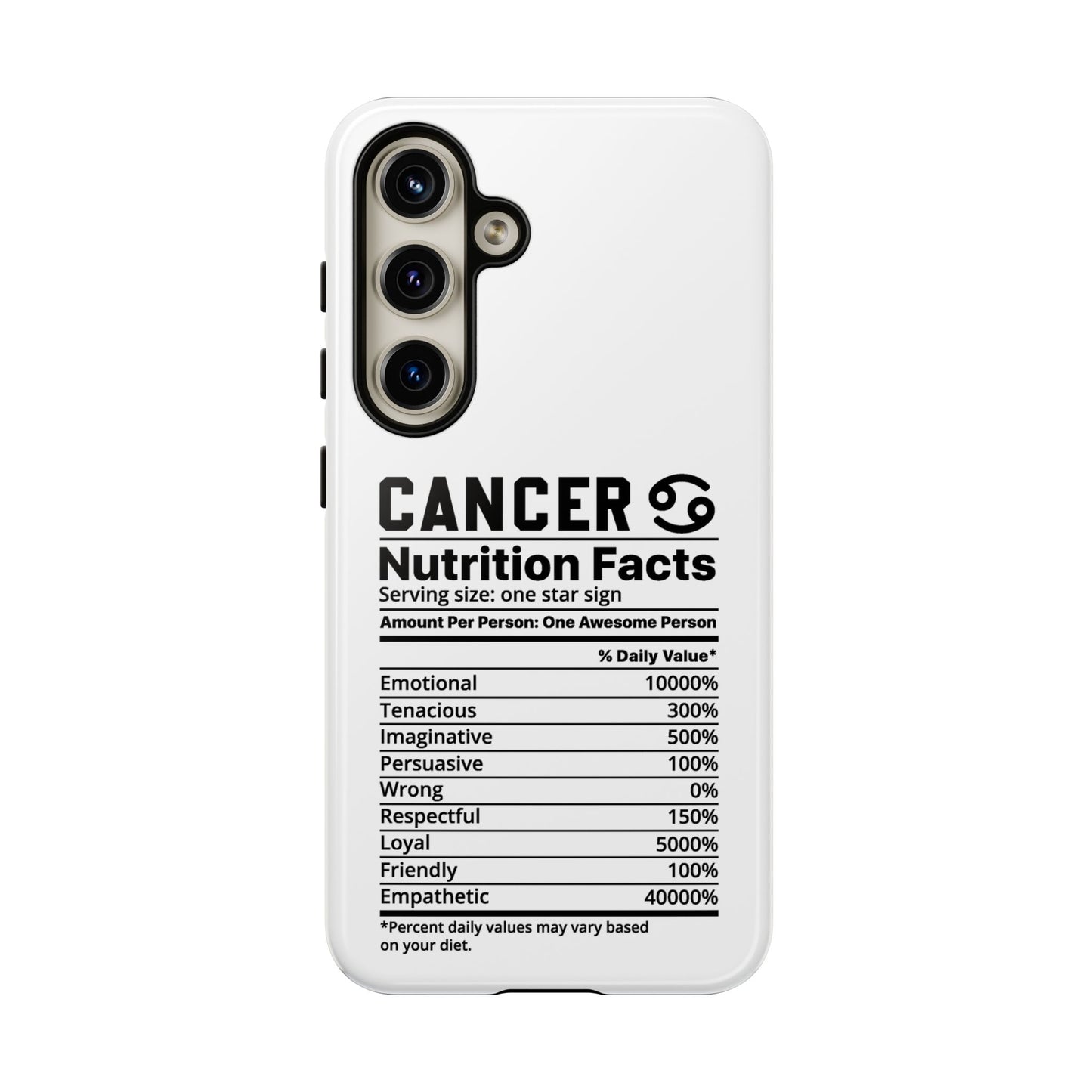 Cancer Nutrition Tough Cases - iPhone/Google/Samsung