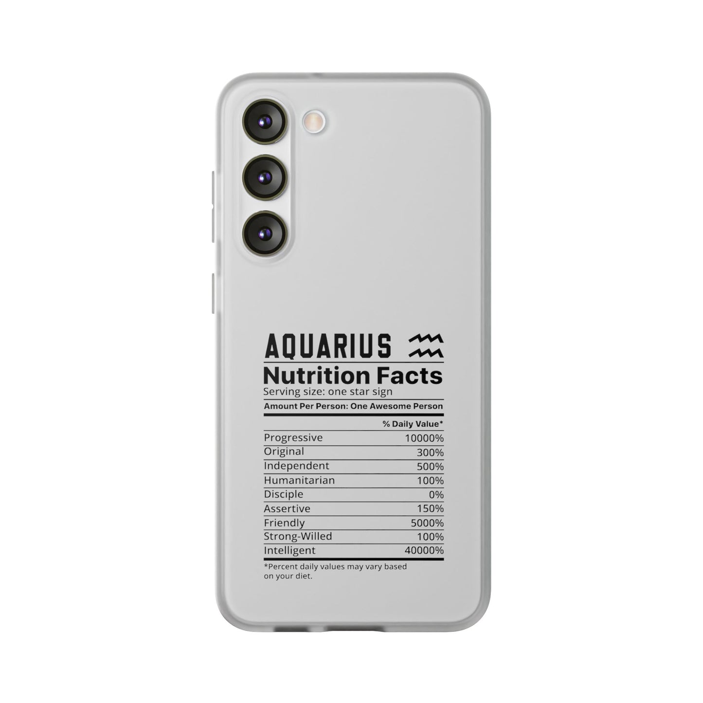 Aquarius Nutrition Flexi Cases iPhone/Samsung with Gift Wrapping Option