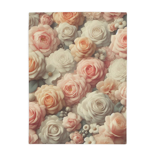 Roses #1 Plush Fleece Blanket