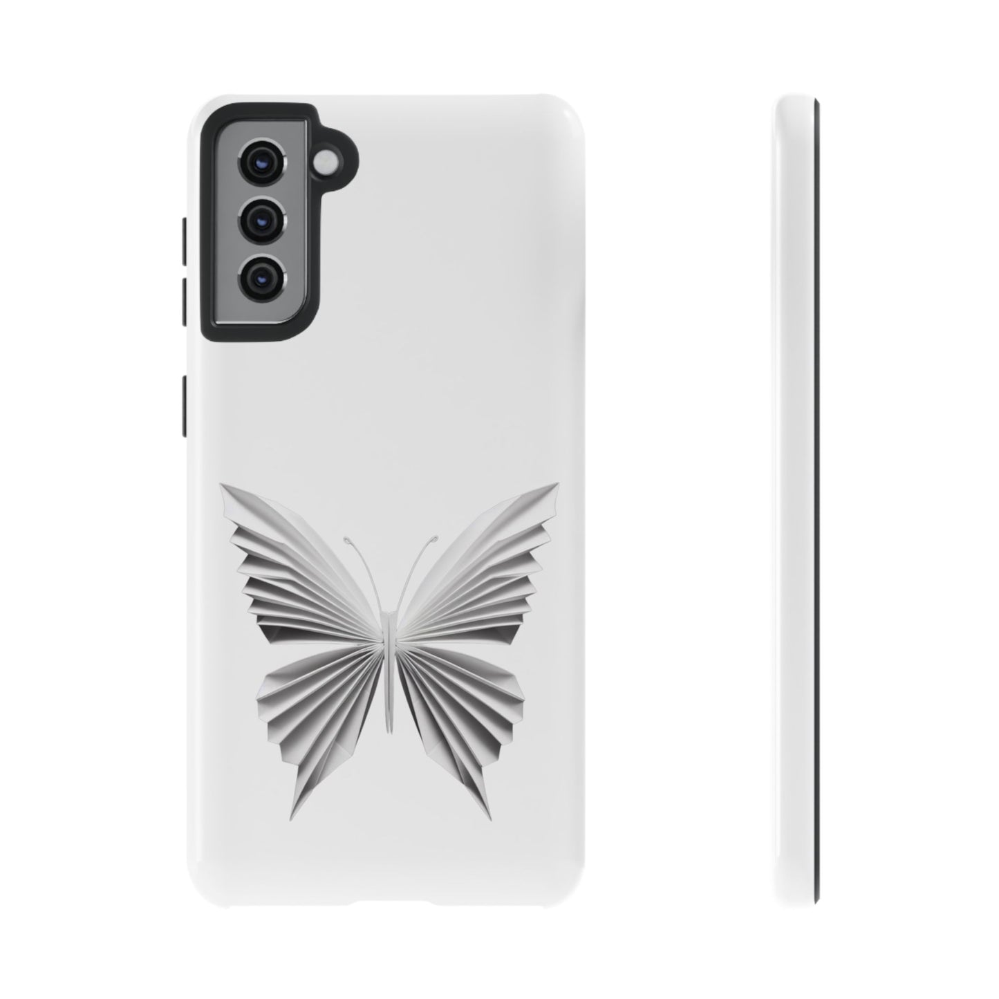 Origami White Butterfly Tough Cases iPhone/Google/Samsung