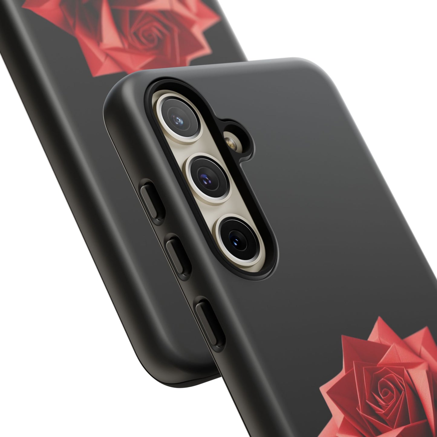 Origami Red Rose Tough Cases iPhone/Google/Samsung