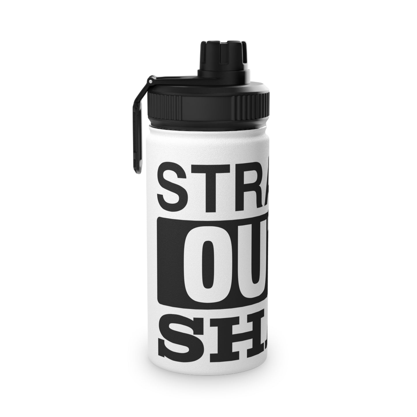 Straight Outta Shape Stainless Steel Sports Water Bottle - 3 sizes