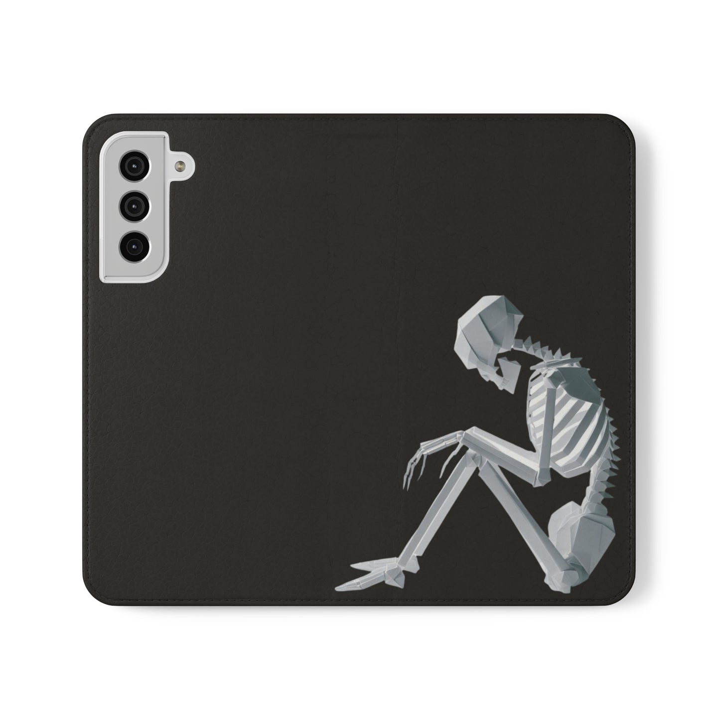 Origami Skelleton Flip Cases iPhone/Samsung