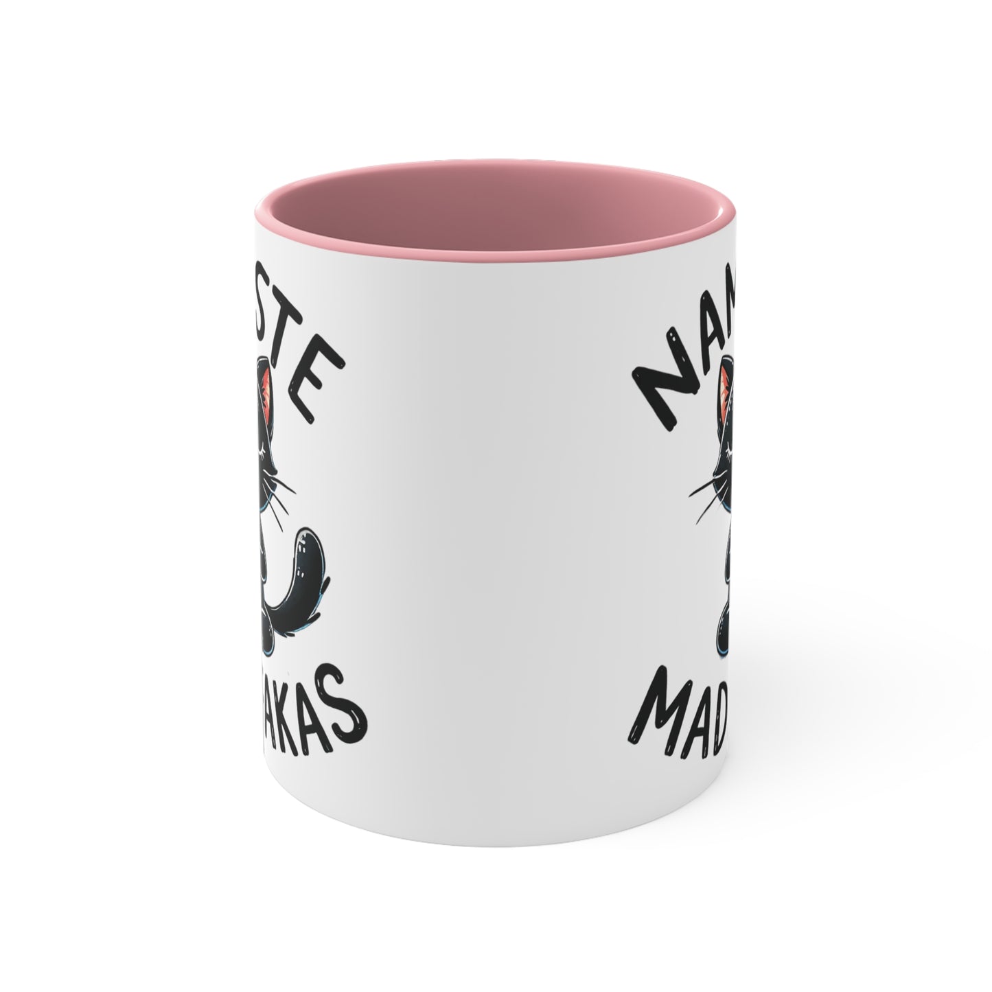 Namaste Madafakas Color Accent Mug 11oz - Zen Meditation Gift