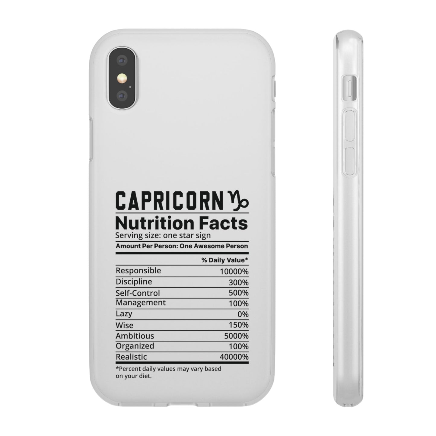 Capricorn Nutrition Flexi Cases iPhone/Samsung with Gift Wrapping Option