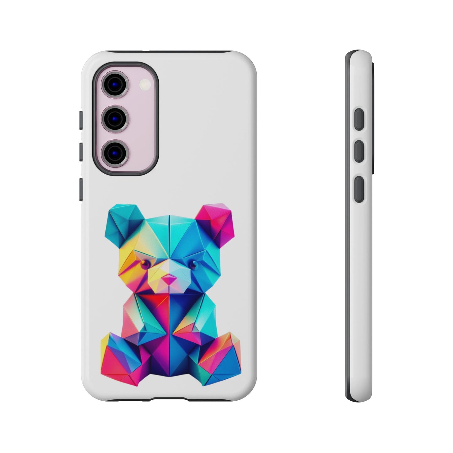 Origami Neon Teddy Tough Cases iPhone/Google/Samsung