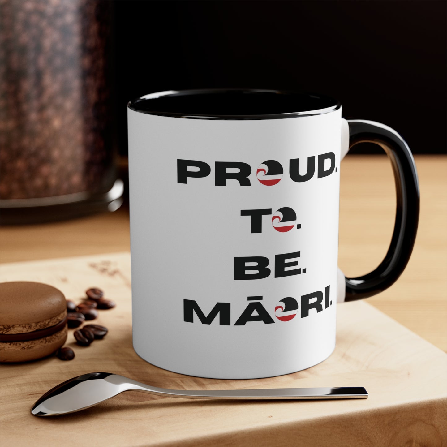 Proud. To. Be. Māori. Colorful Accent Mugs, 11oz (330 ml)