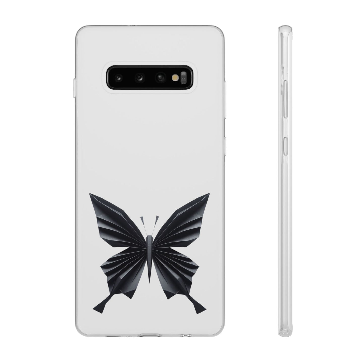 Origami Black Butterfly Flexi Cases