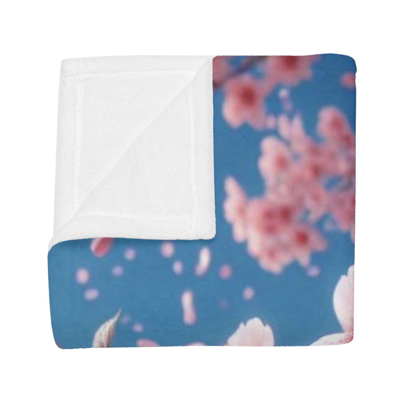 Cherry Blossom #2 Plush Fleece Blanket