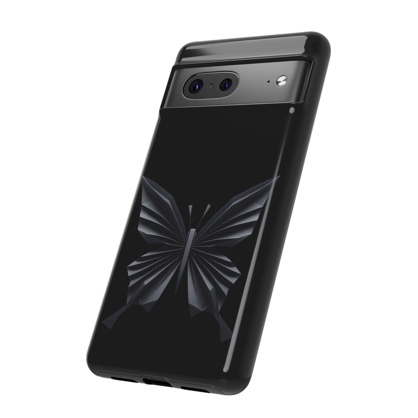 Origami Black Butterfly Tough Cases iPhone/Google/Samsung