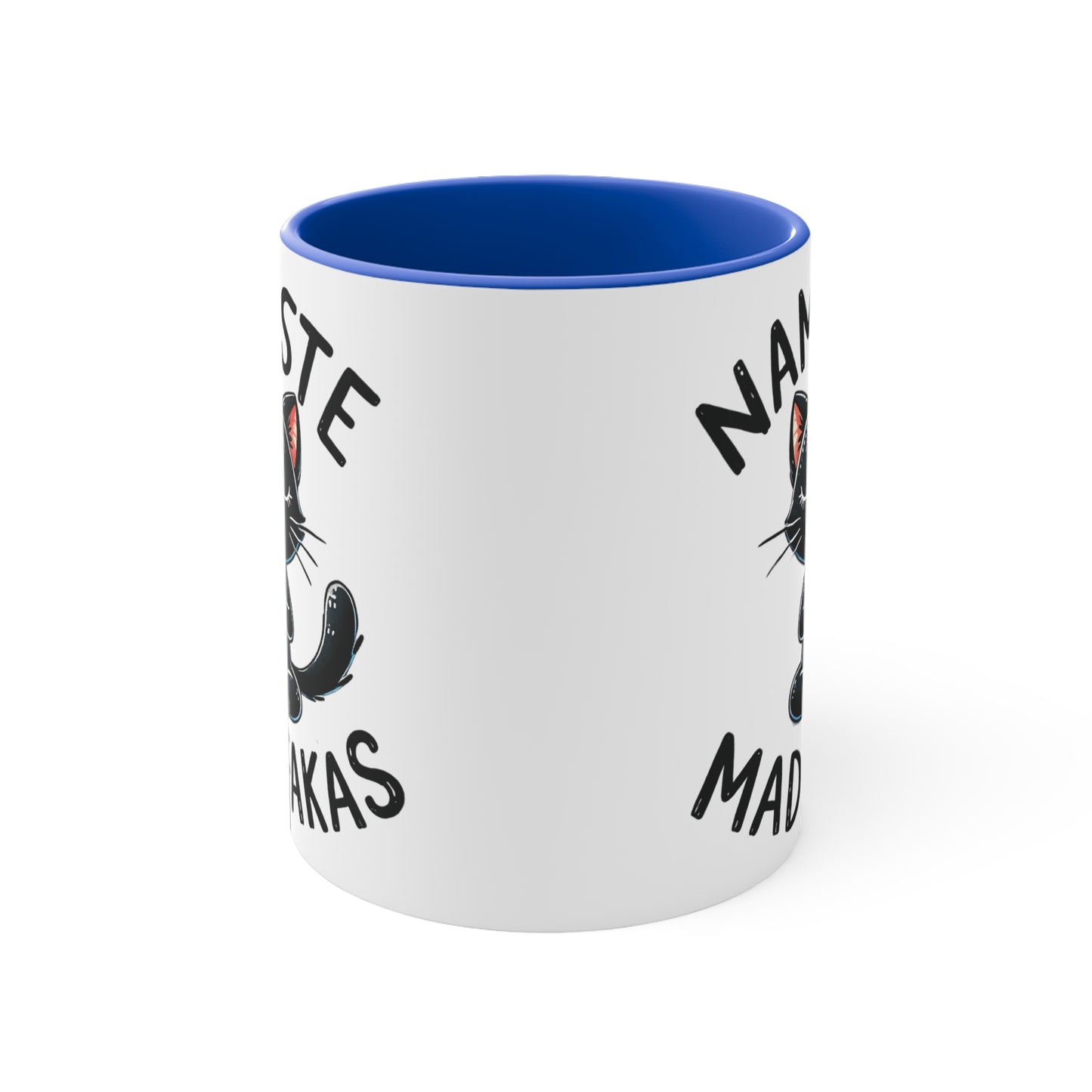 Namaste Madafakas Color Accent Mug 11oz - Zen Meditation Gift