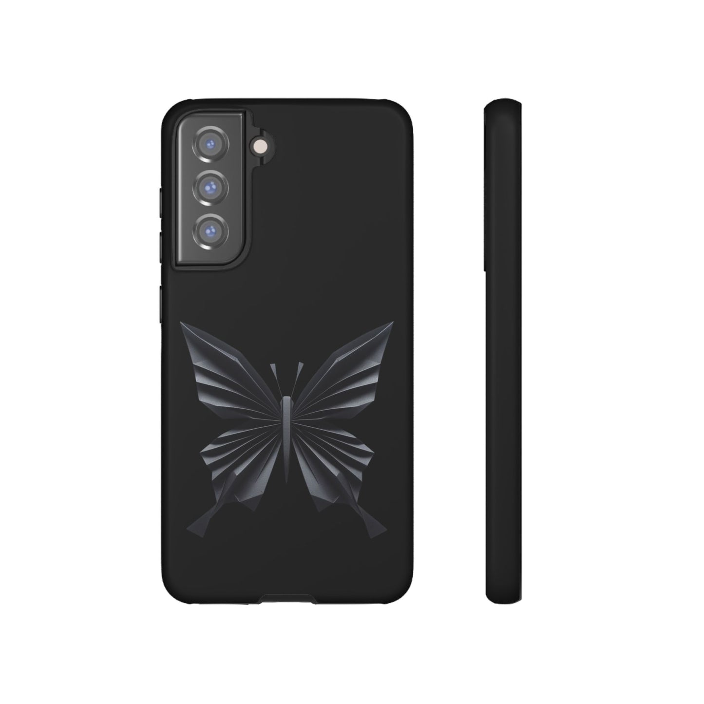 Origami Black Butterfly Tough Cases iPhone/Google/Samsung