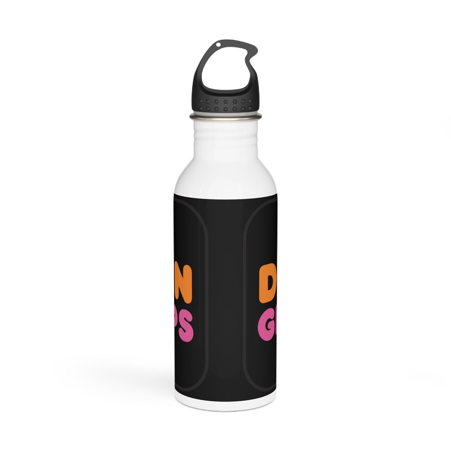 Drunken Grownups Stylish Stainless Steel Water Bottle - Eco-Friendly, Durable, Perfect for On-the-Go - Black