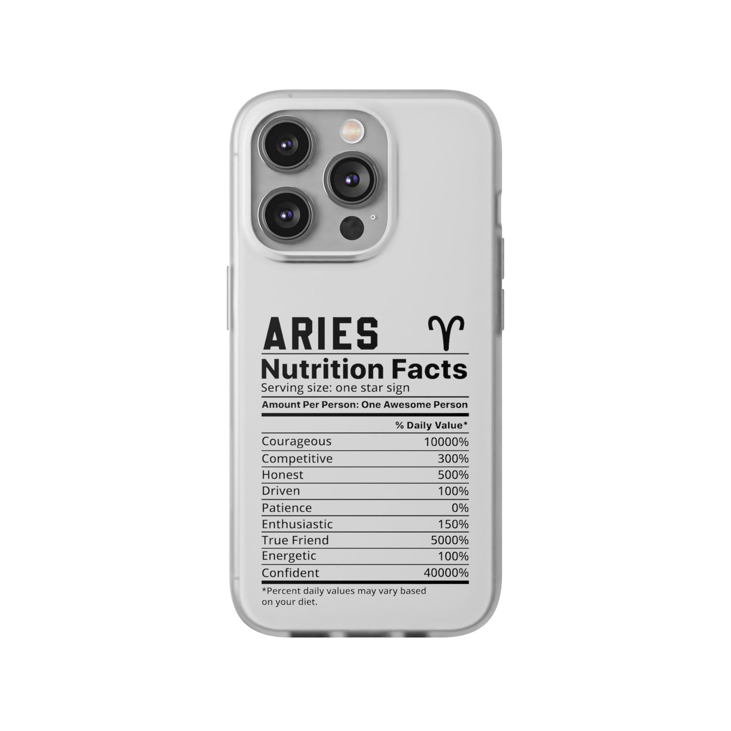 Aries Nutrition Flexi Cases iPhone/Samsung with Gift Wrapping Option