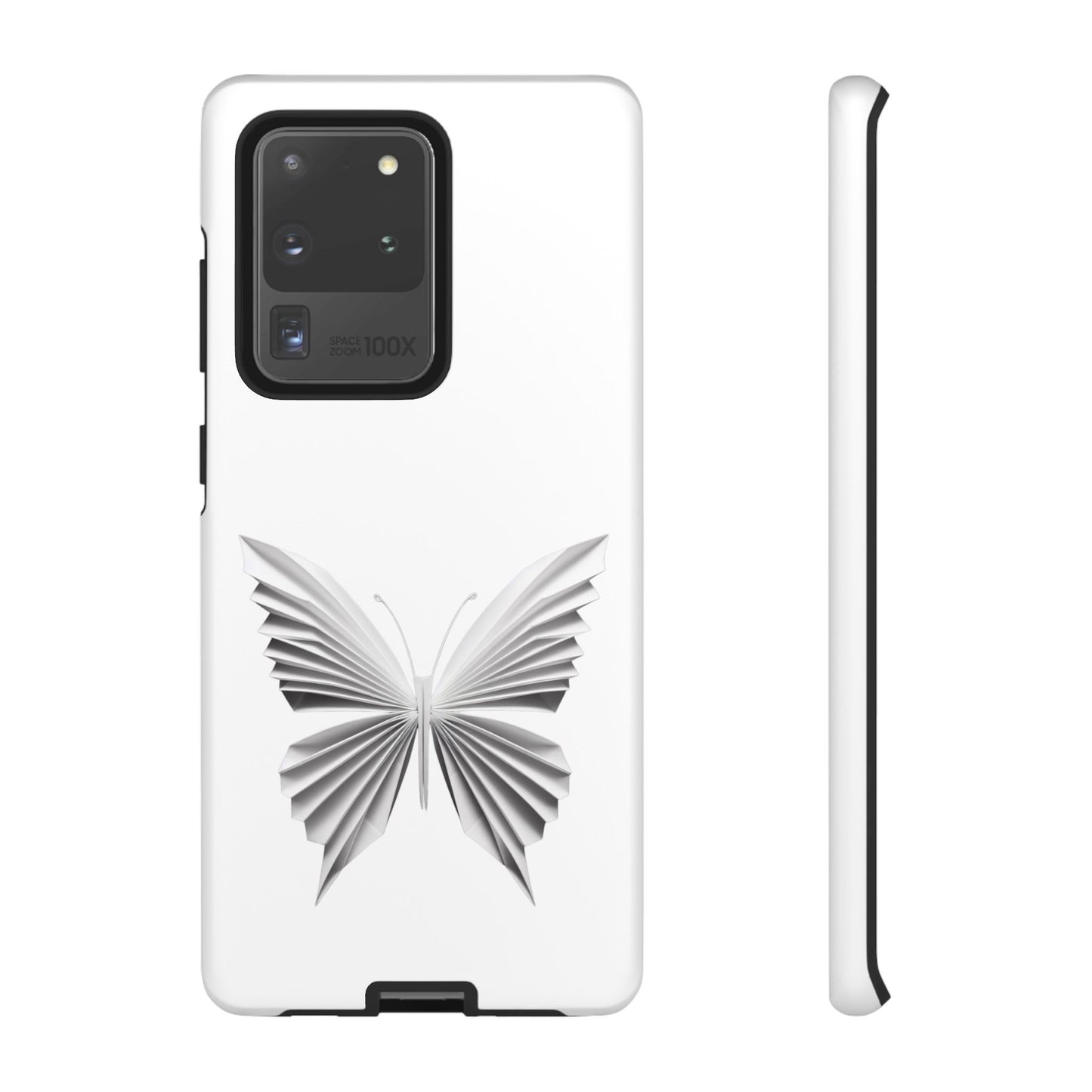 Origami White Butterfly Tough Cases iPhone/Google/Samsung