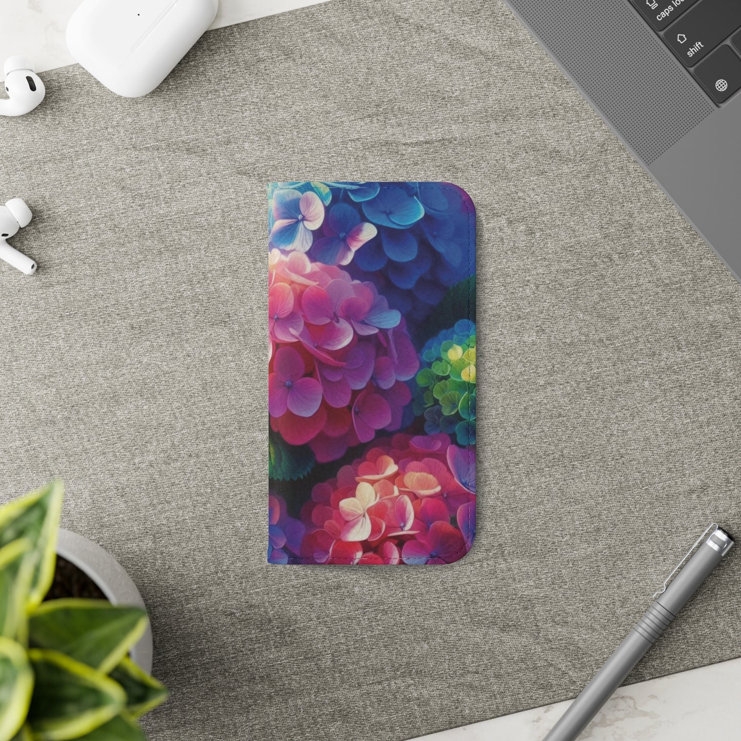 Hydrangea Flip Cases iPhone/Samsung