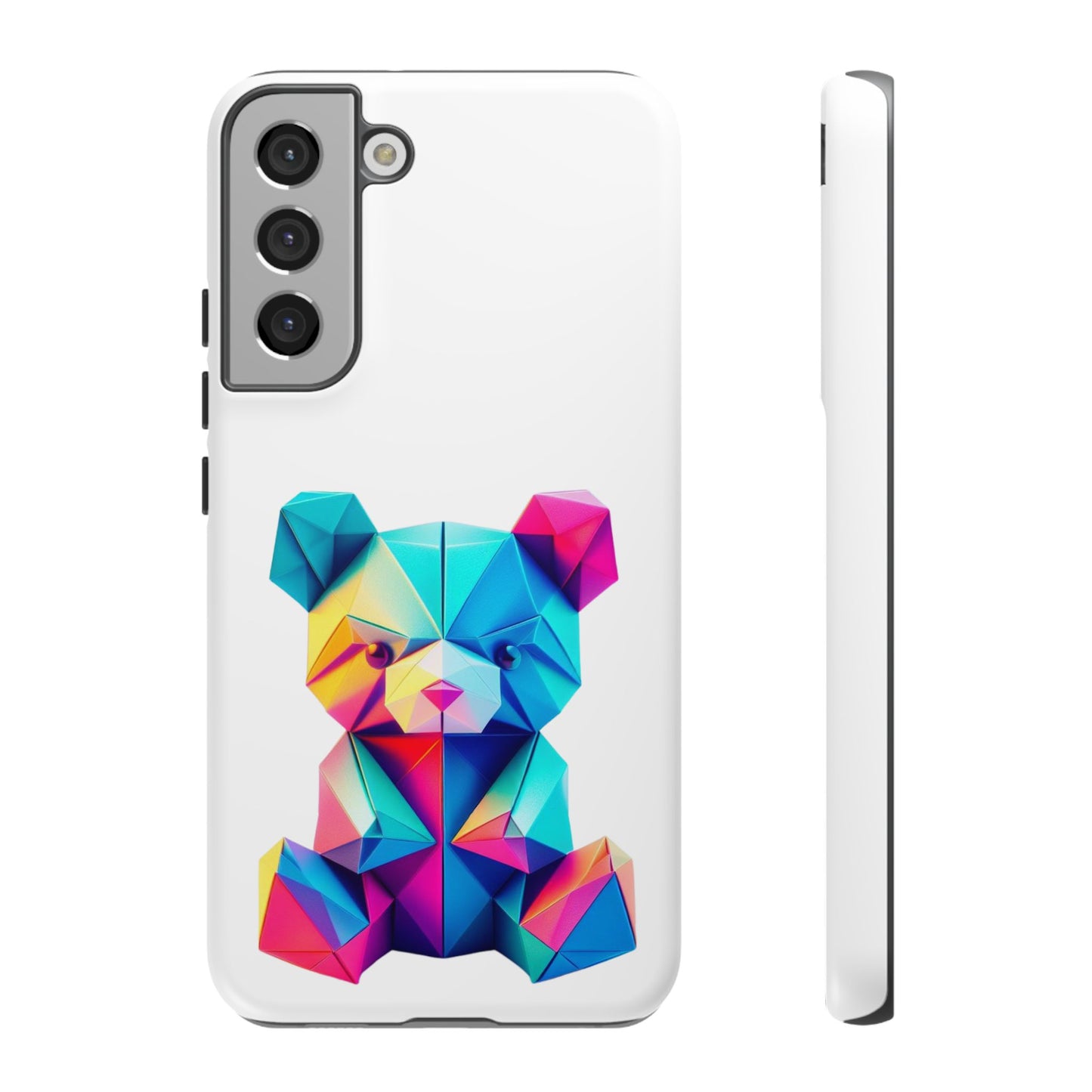 Origami Neon Teddy Tough Cases iPhone/Google/Samsung