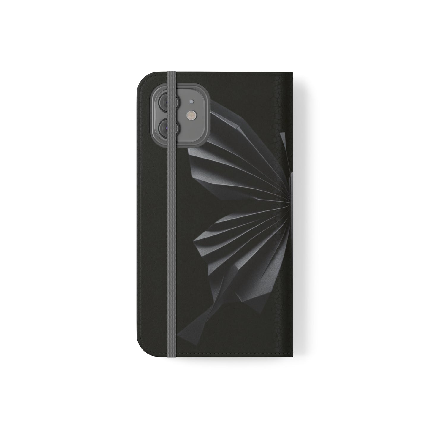 Origami Black Butterfly Flip Cases iPhone/Samsung