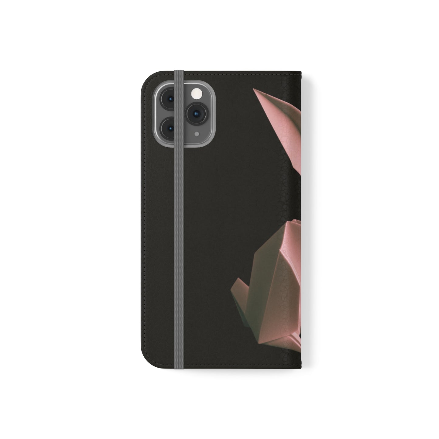 Origami Pink Rabbit Flip Cases iPhone/Samsung