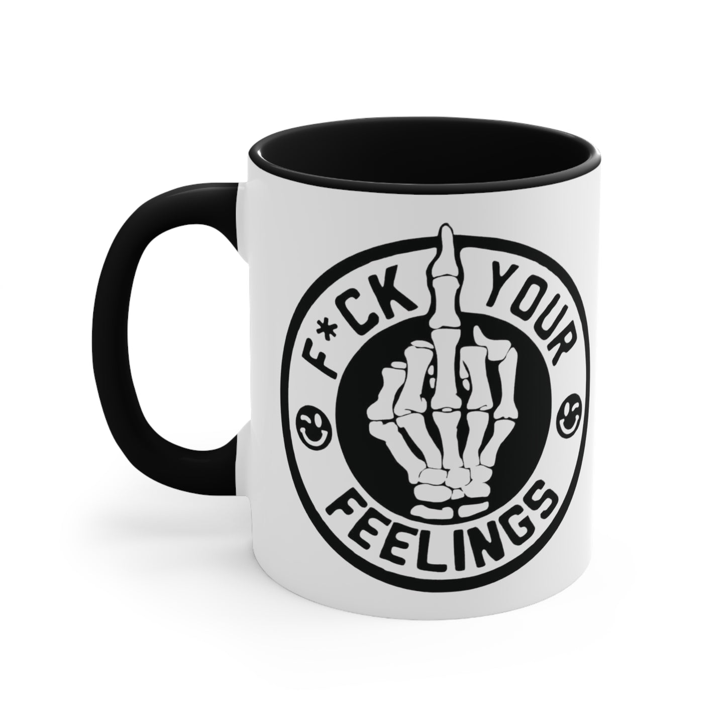 F*ck Your Feelings Colorful Accent Mug 11oz - For Adults Only