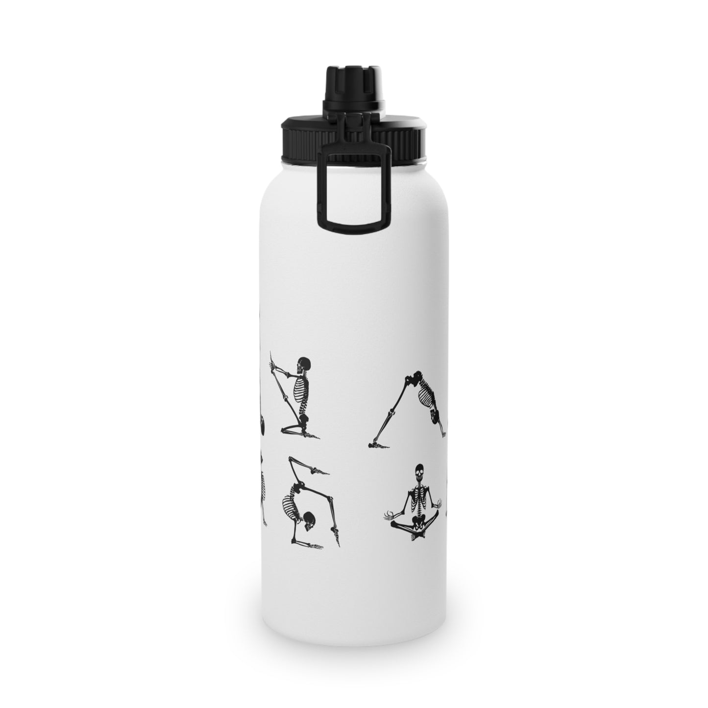 Skeleton Yoga Stainless Steel Water Bottle - # Sizes