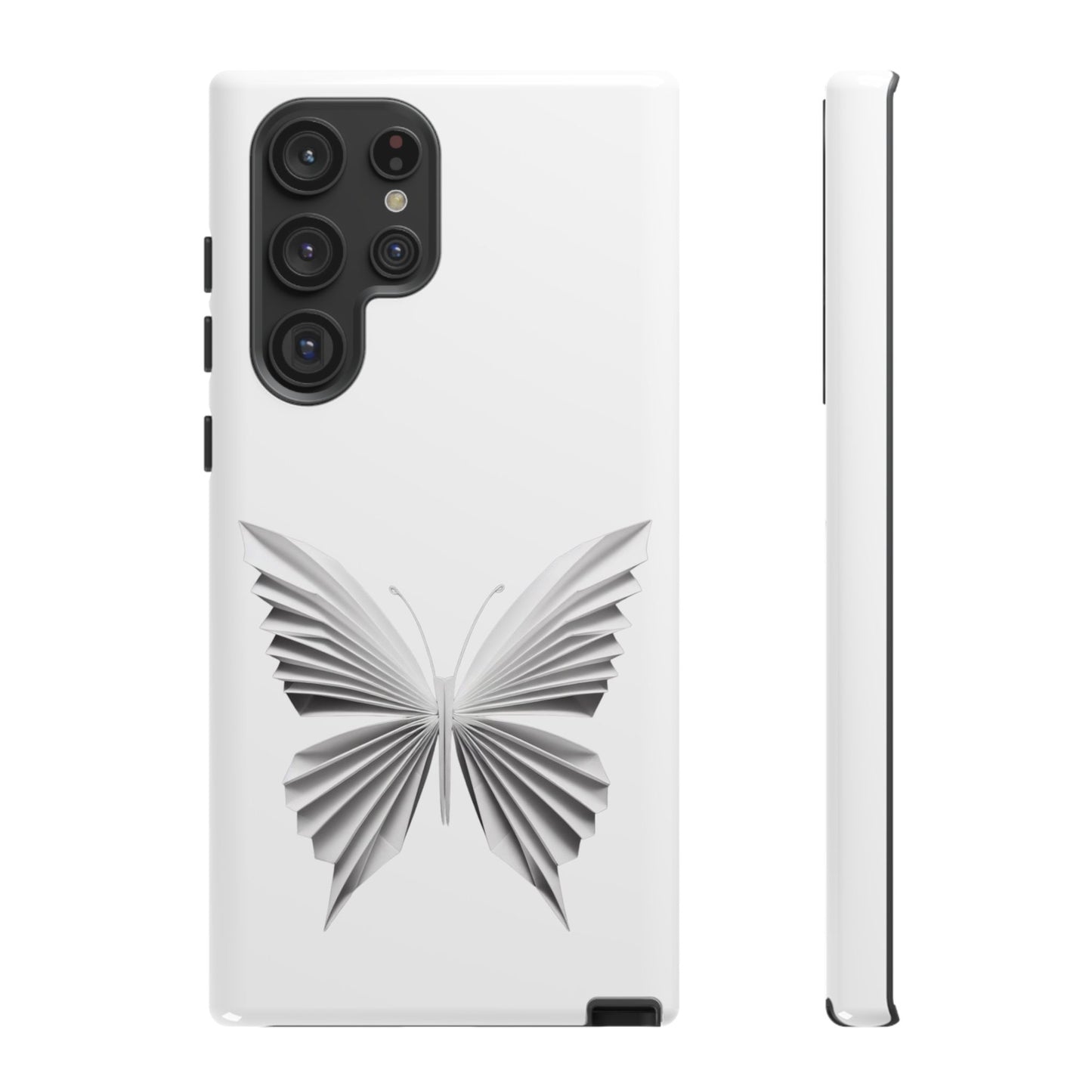 Origami White Butterfly Tough Cases iPhone/Google/Samsung