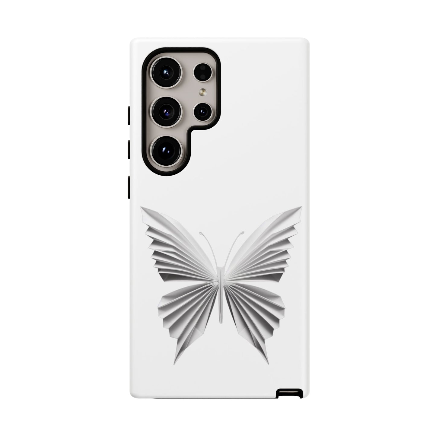 Origami White Butterfly Tough Cases iPhone/Google/Samsung