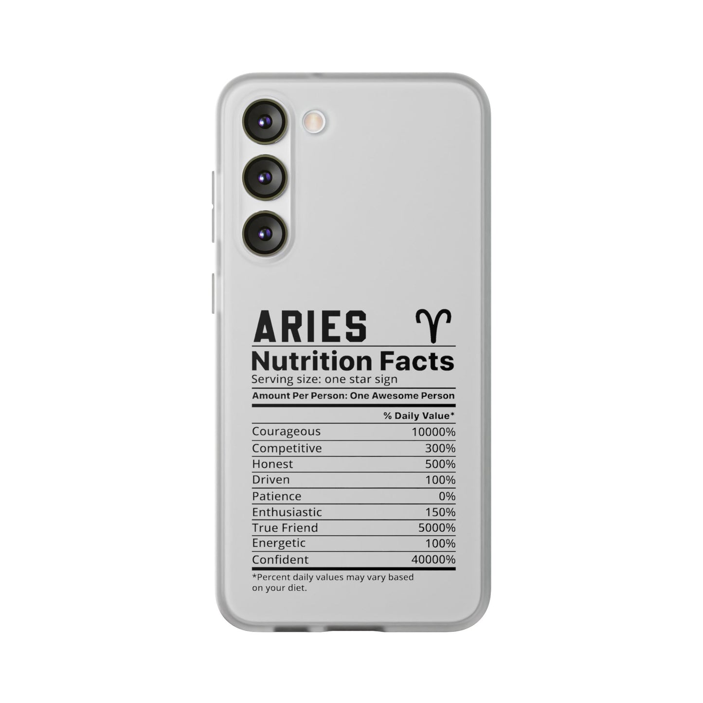 Aries Nutrition Flexi Cases iPhone/Samsung with Gift Wrapping Option