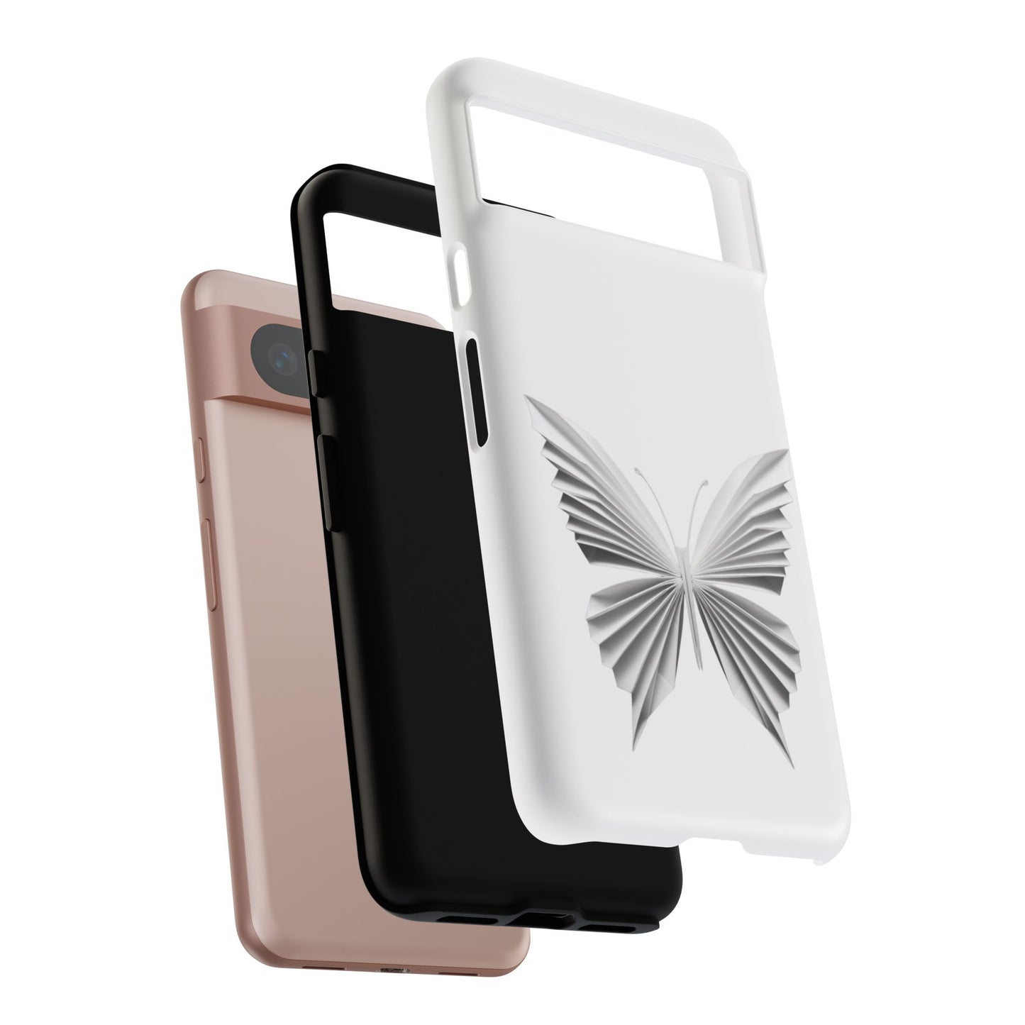 Origami White Butterfly Tough Cases iPhone/Google/Samsung