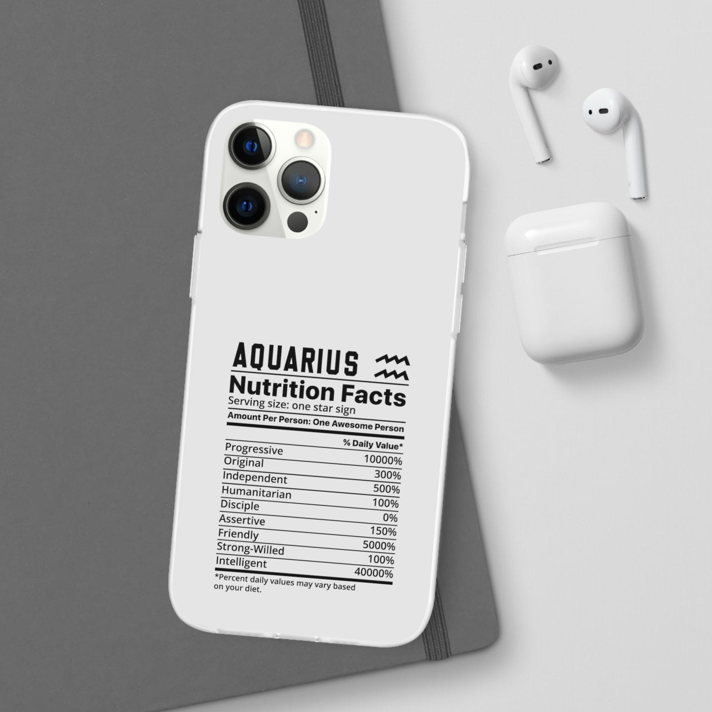 Aquarius Nutrition Flexi Cases iPhone/Samsung with Gift Wrapping Option