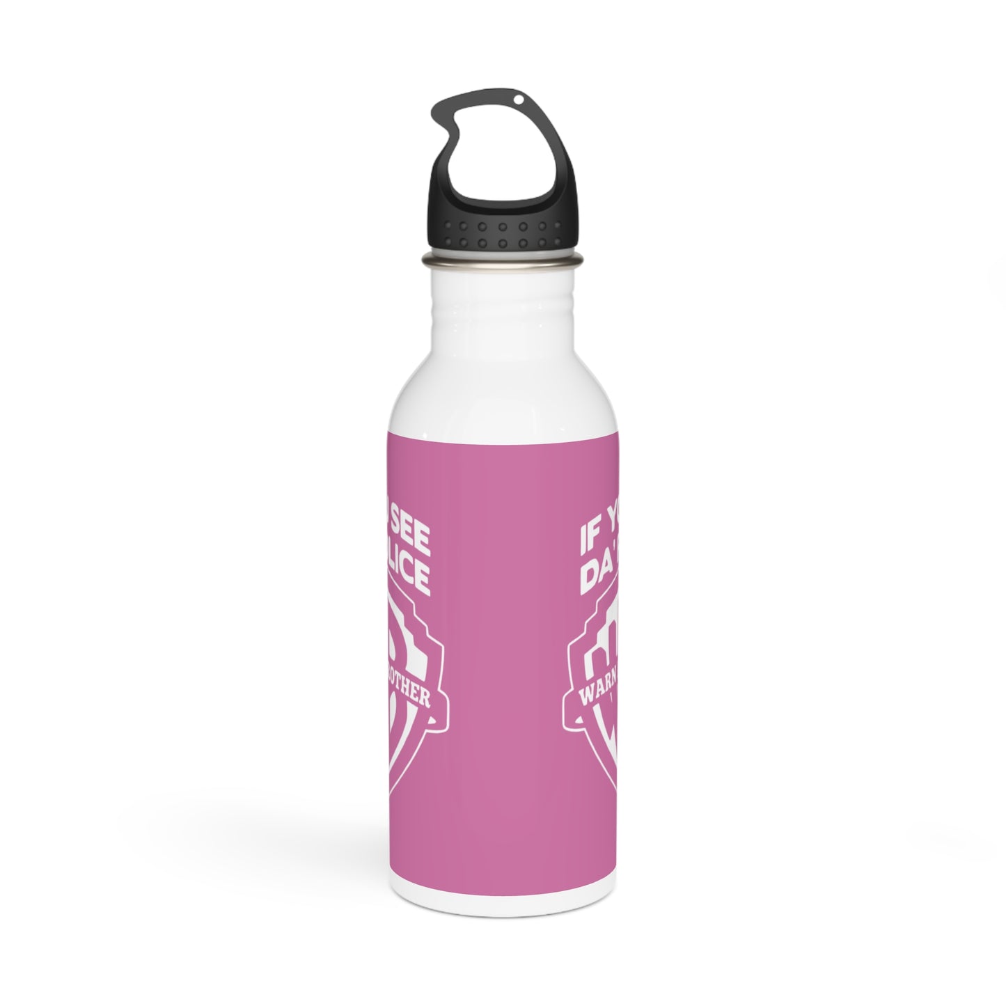 Warn A Brother Stylish Stainless Steel Water Bottle - Eco-Friendly, Durable, Perfect for On-the-Go - Pink