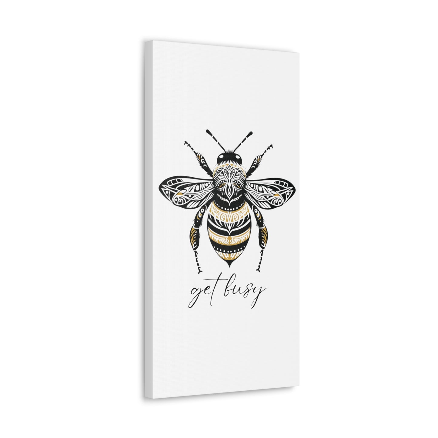 Get Busy Bee Classic Canvas - White