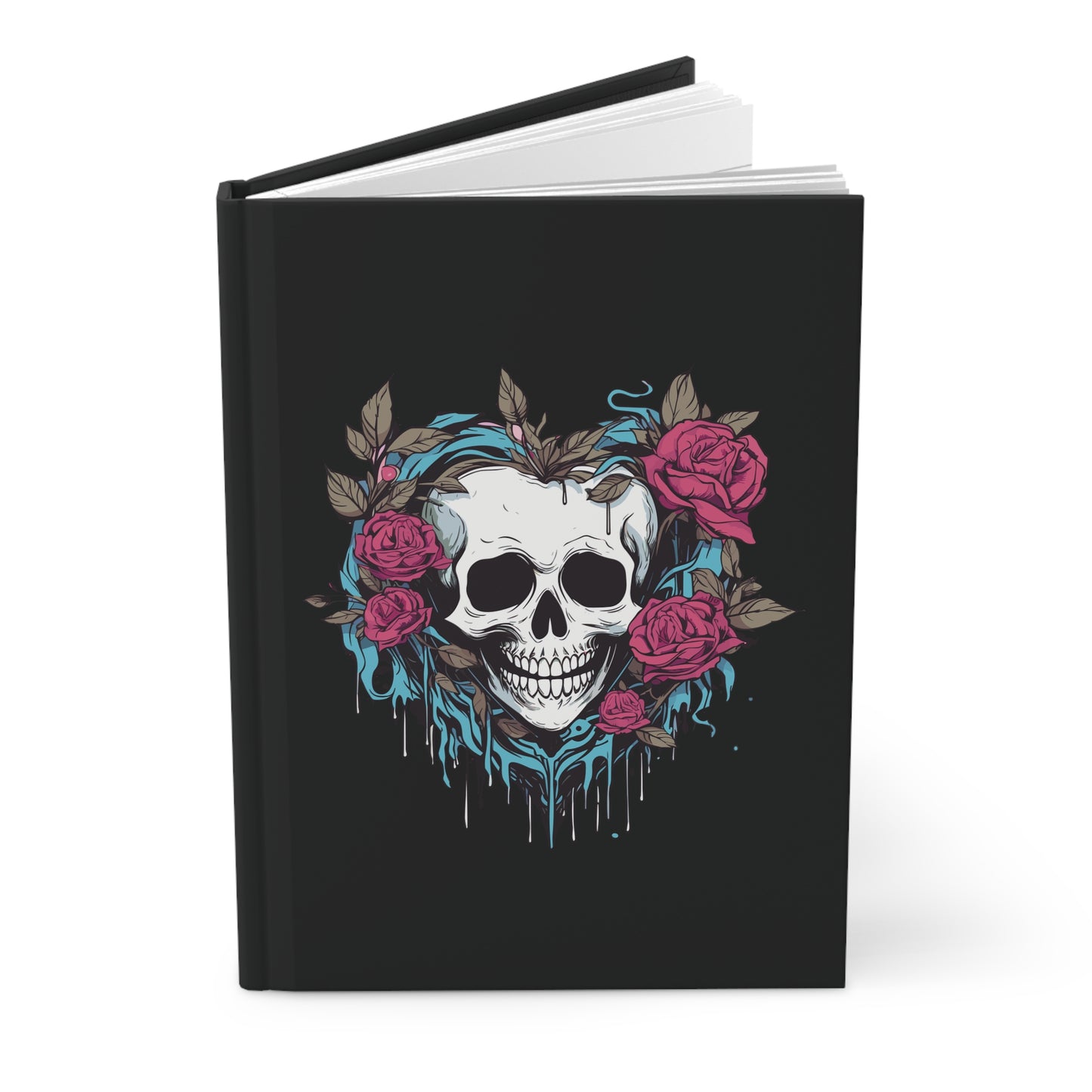 Flowers & Skull Hardcover Journal Matte