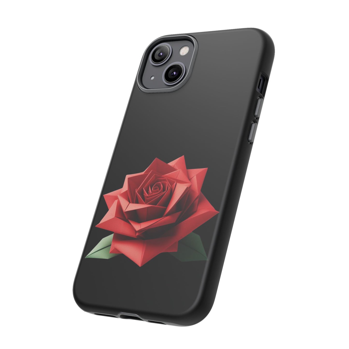 Origami Red Rose Tough Cases iPhone/Google/Samsung