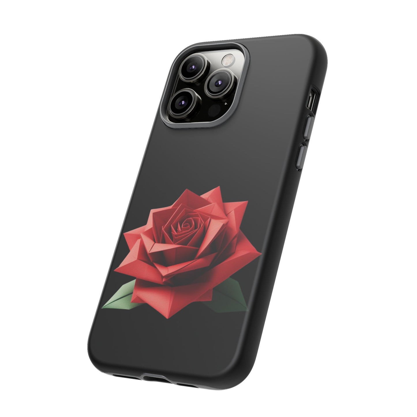 Origami Red Rose Tough Cases iPhone/Google/Samsung