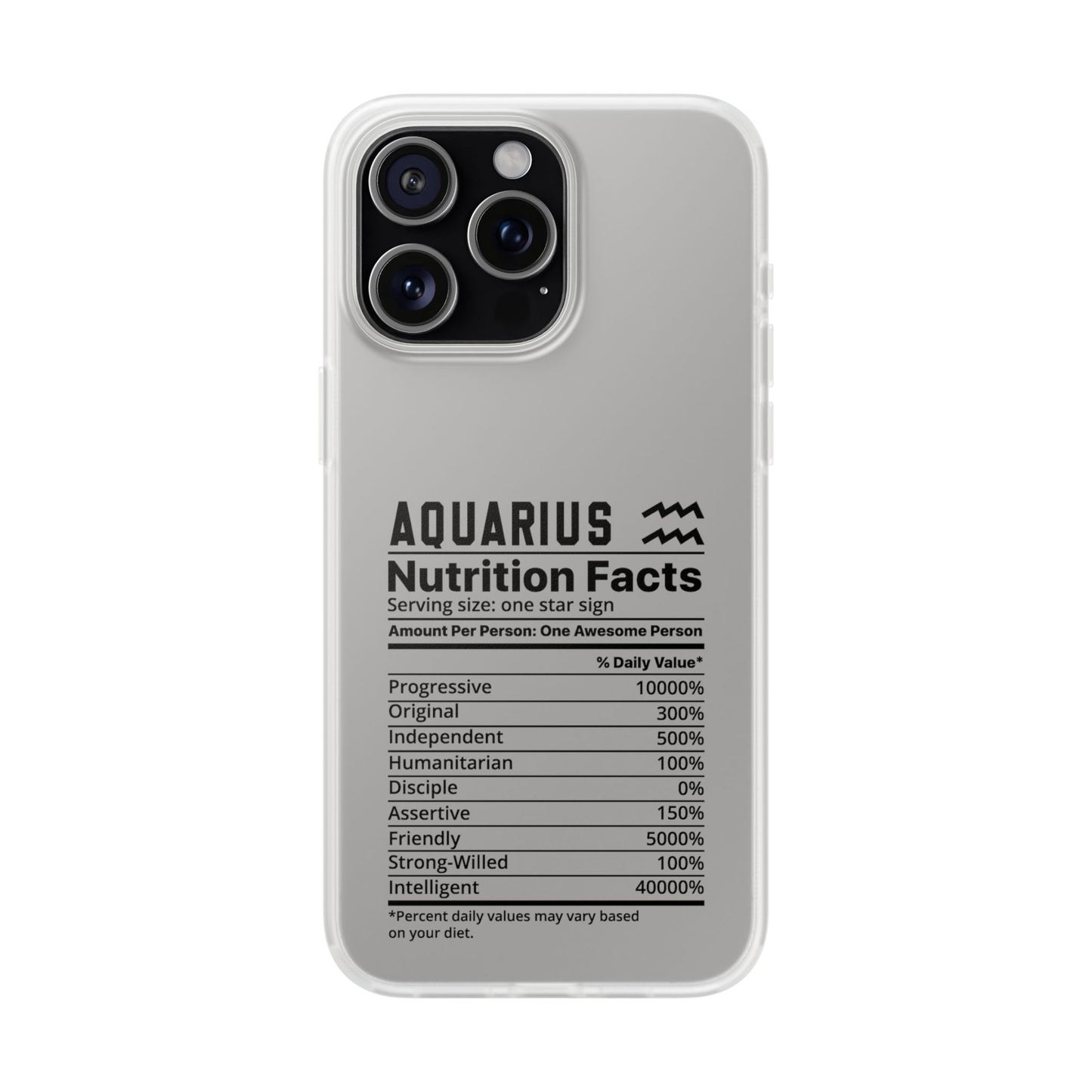 Aquarius Nutrition Flexi Cases iPhone/Samsung with Gift Wrapping Option