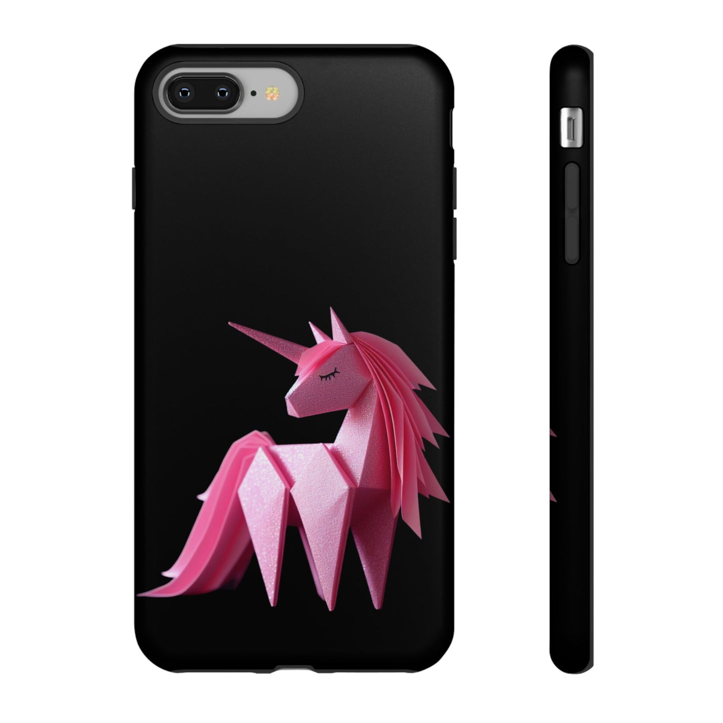 Origami Pink Unicorn Tough Cases iPhone/Google/Samsung