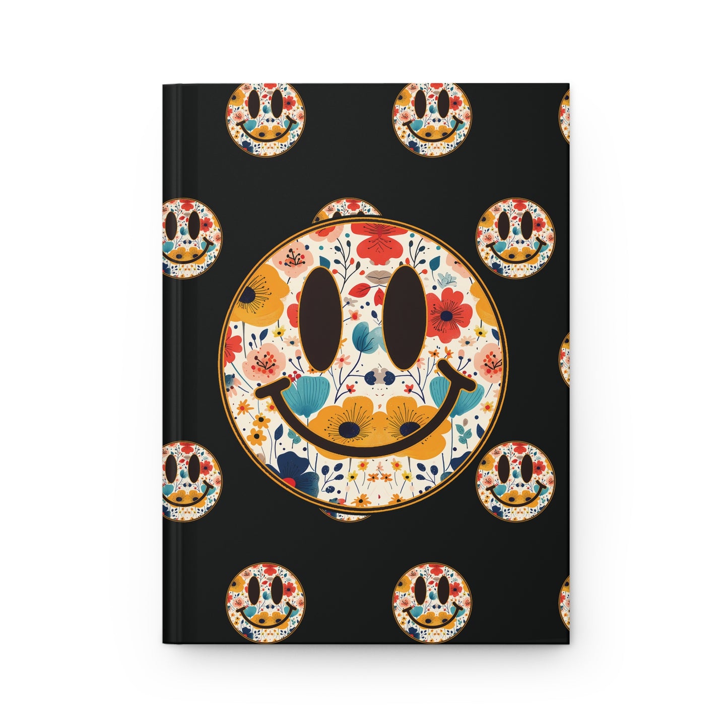 Smiley Face Hardcover Journal Matte