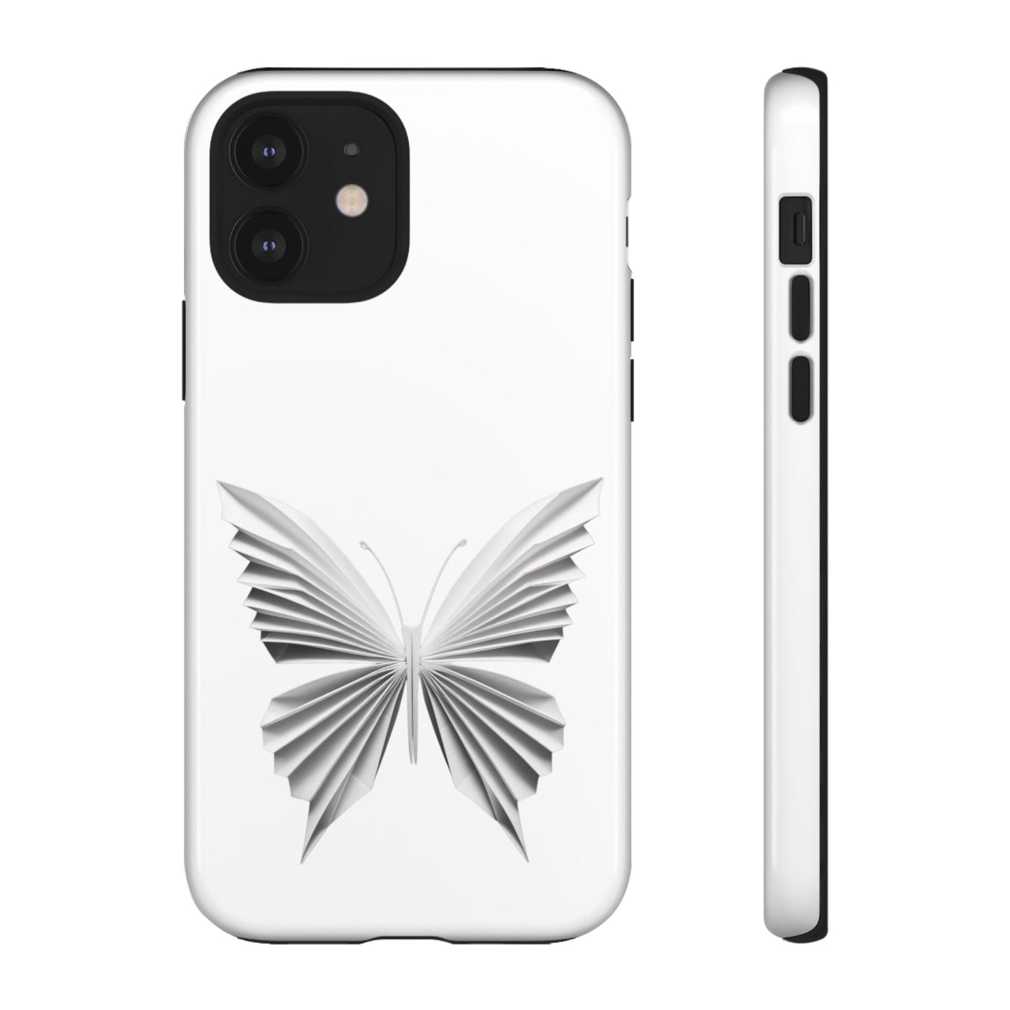 Origami White Butterfly Tough Cases iPhone/Google/Samsung