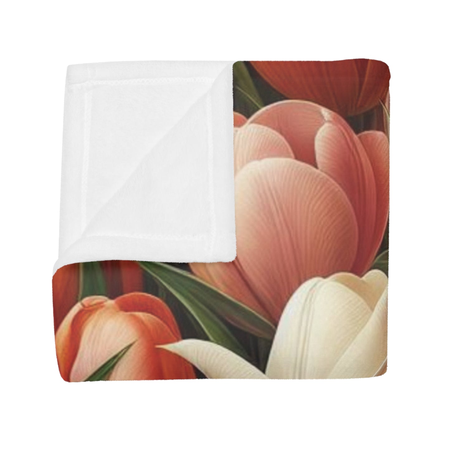 Tulips Plush Fleece Blanket