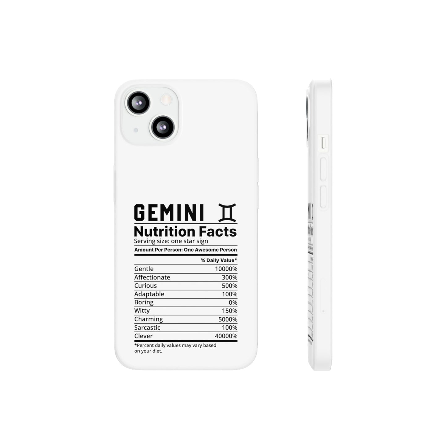 Gemini Nutrition Flexi Cases iPhone/Samsung with Gift Wrapping Option