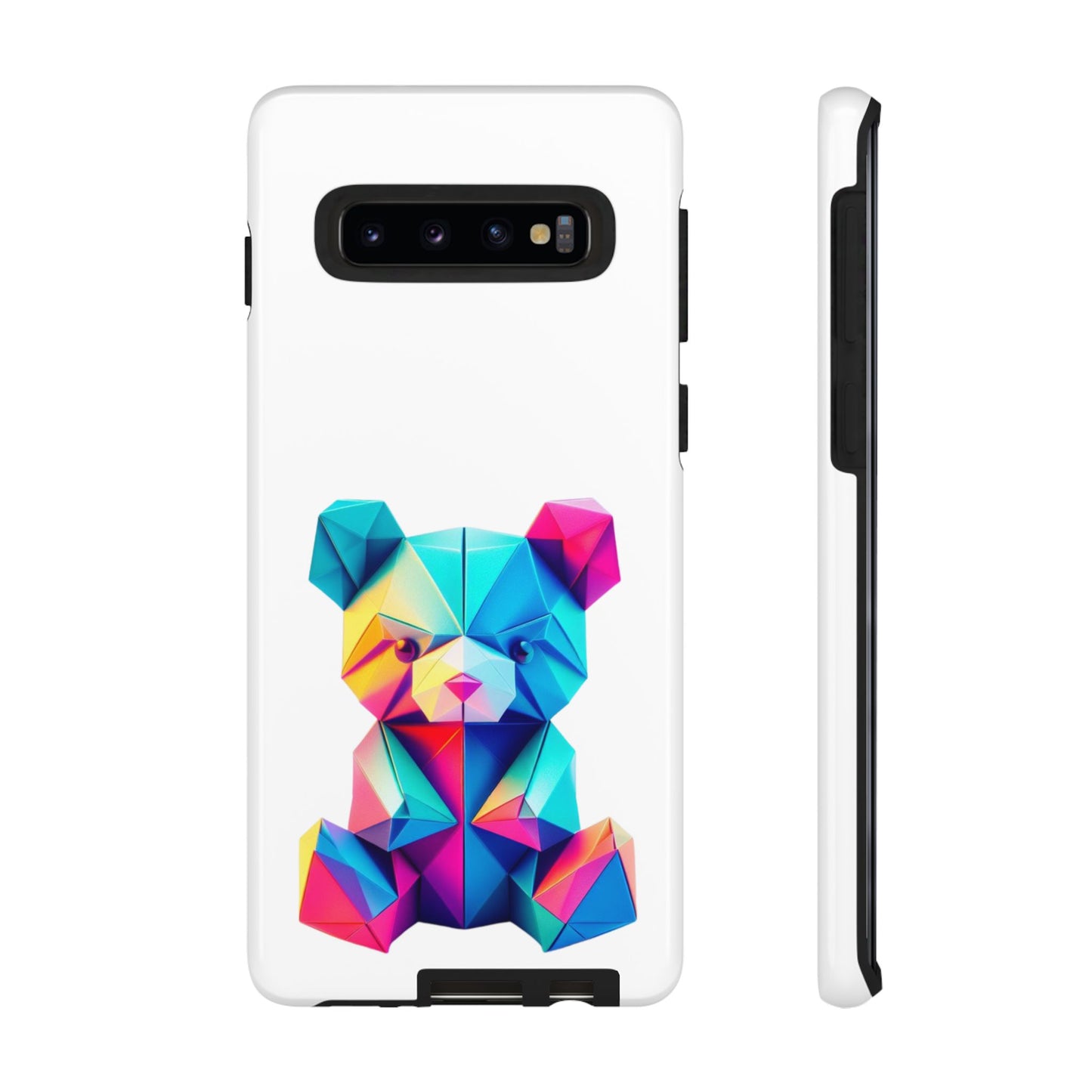 Origami Neon Teddy Tough Cases iPhone/Google/Samsung