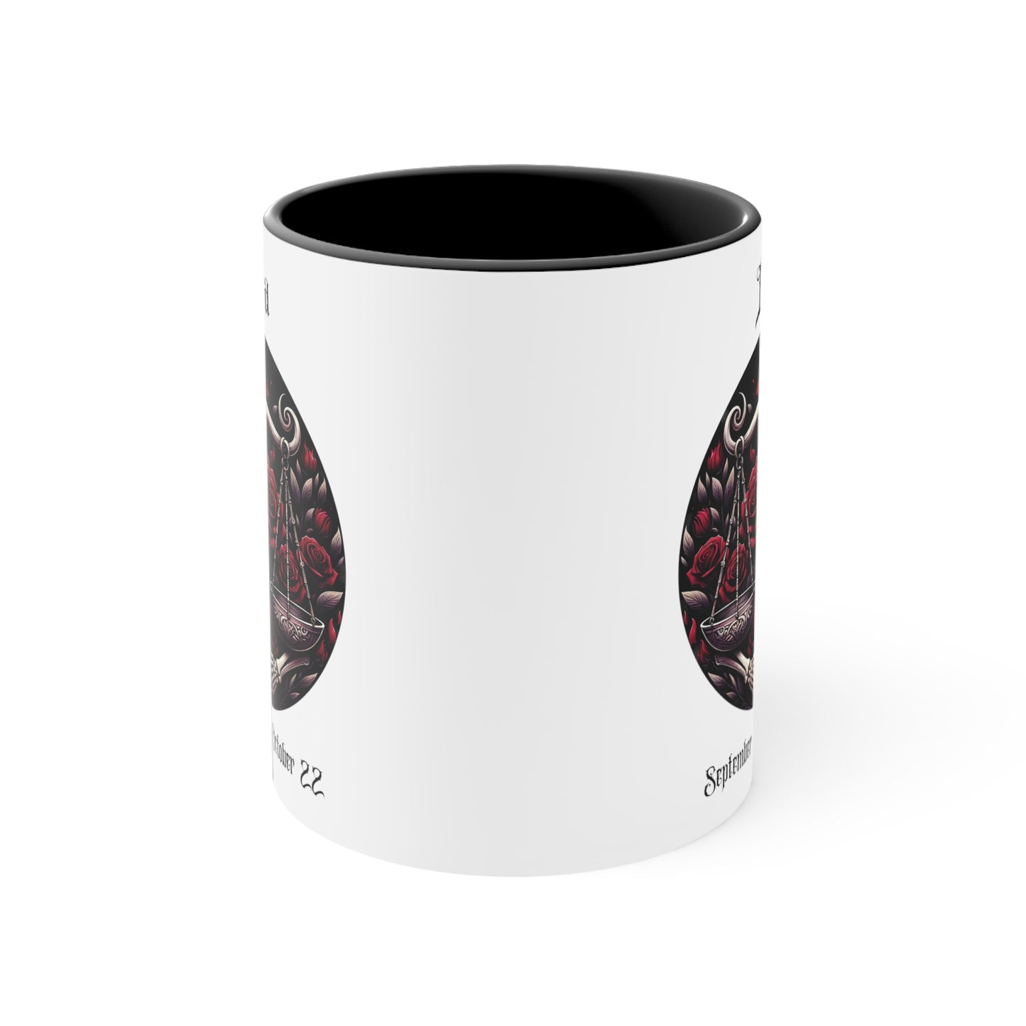 Gothic Libra Colorful Accent Mugs, 11oz