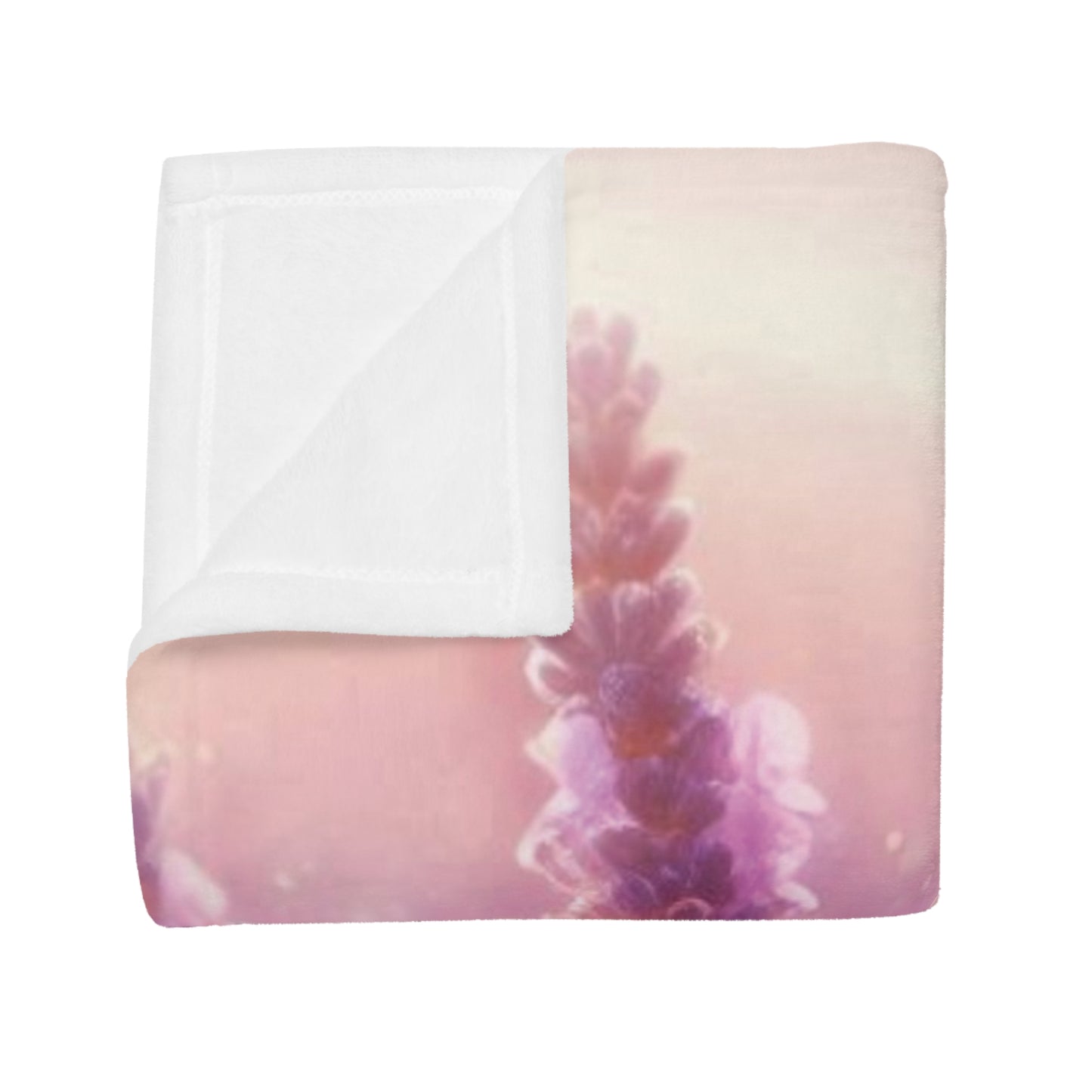 Wild Lavender #2 Plush Fleece Blanket