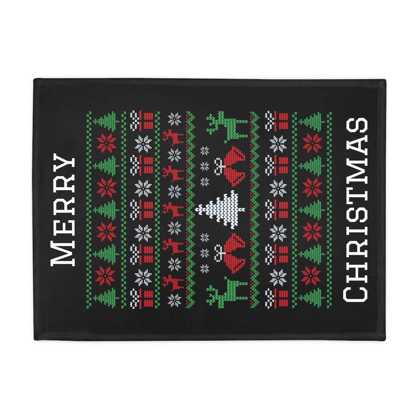 Ugly Christmas Sweater Plush Fleece Blanket #2