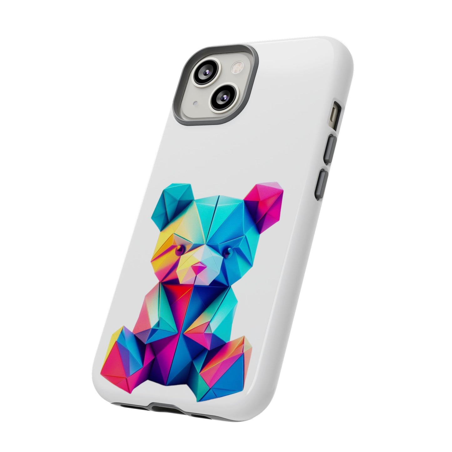 Origami Neon Teddy Tough Cases iPhone/Google/Samsung